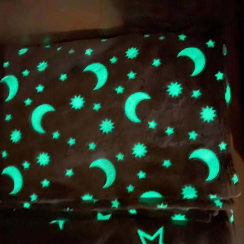 Magic Glow in the Dark Blanket, Glowing Blanket in night